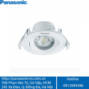 Downlight Âm Trần Chỉnh Góc Panasonic 5w NNNC7629088